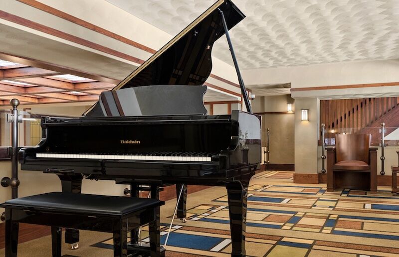 Historic Park Inn Hotel grand piano