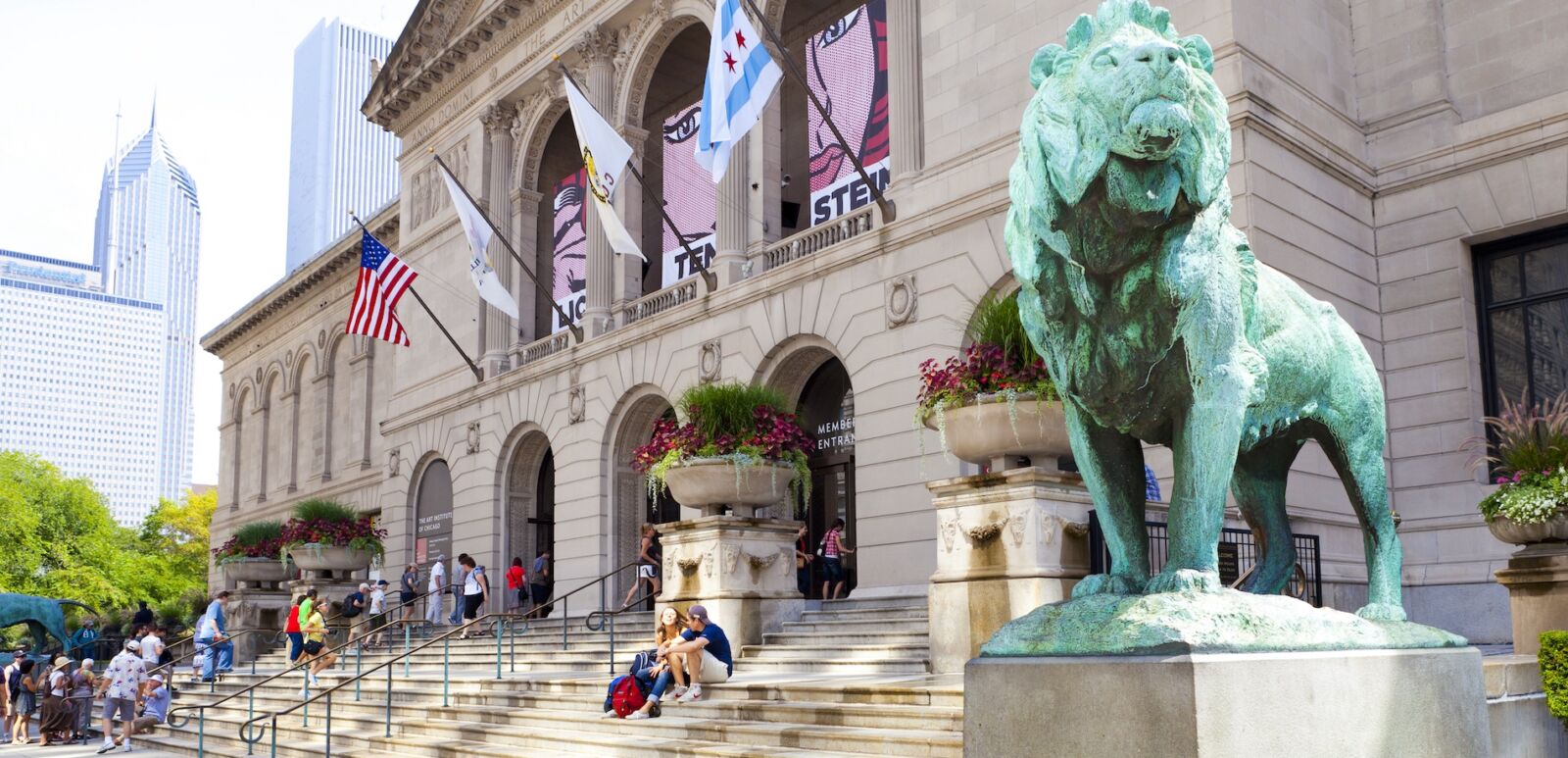 The Art Institute of Chicago has one of the world's most notable collections of Impressionist and Post-Impressionist art, on July 21, 2012 in Chicago, Illinois, USA. Photo via Shutterstock.
