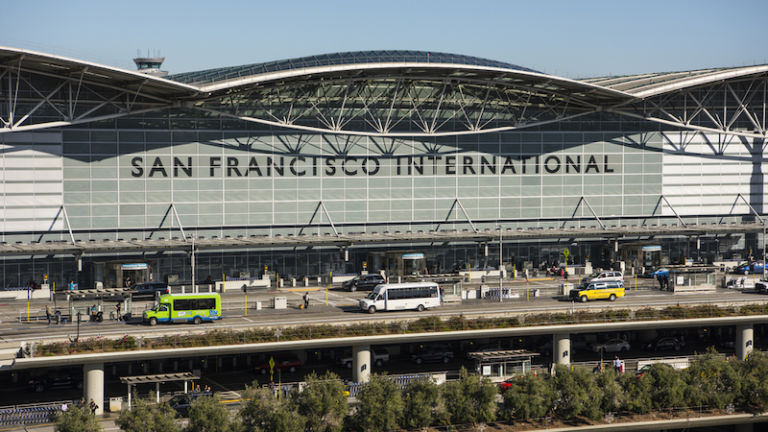 San Francisco International Airport. Photo via Shutterstock.