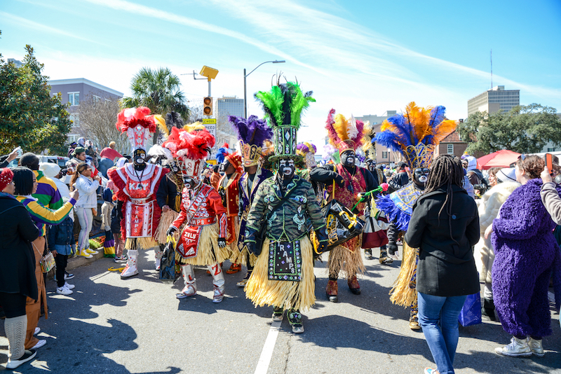 The krewe of Zulu parades in New Orleans