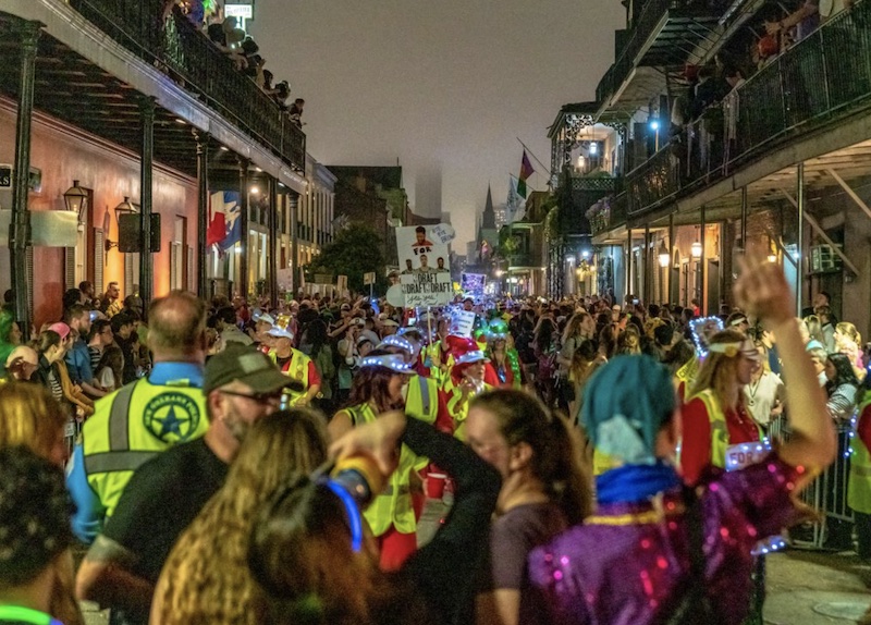 Krewedelusion revelry.