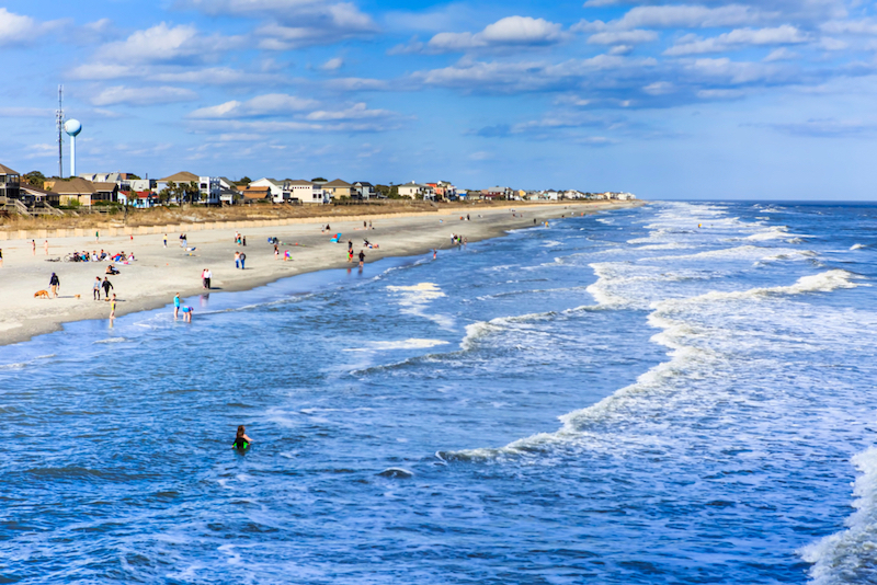 Most Underrated Beaches in America: Folly Beach.