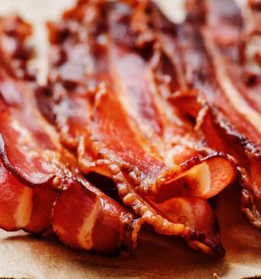 Bacon. Photo via Shutterstock.