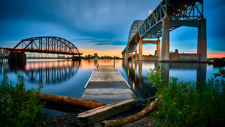 St. Louis River in Duluth, Minnesota. Photo via Shutterstock.