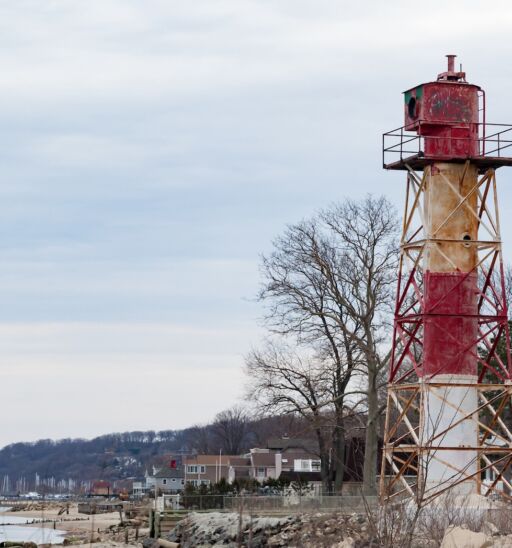 Weird lighthouses of New Jersey. Photo via Shutterstock.