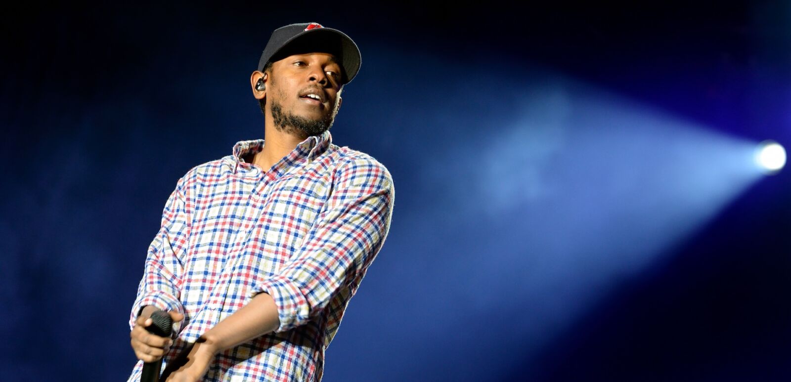 Kendrick Lamar (American hip hop recording artist) performs at Heineken Primavera Sound 2014 Festival (PS14) on May 30, 2014 in Barcelona, Spain.