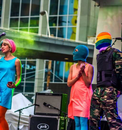 Pussy Riot. Photo via Shutterstock.