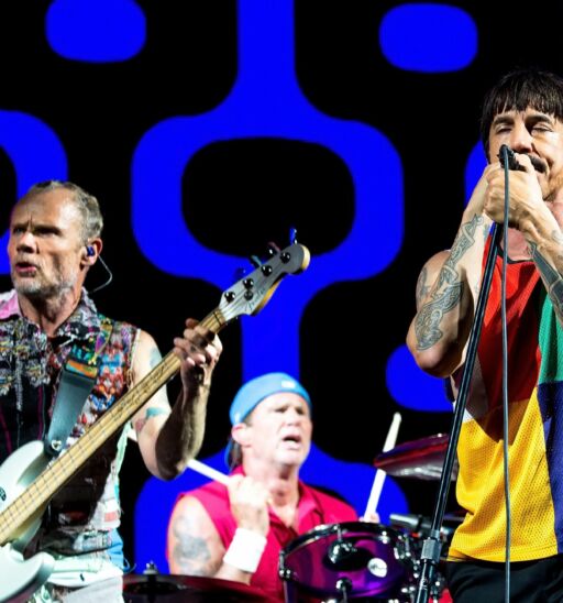 Red Hot Chili Peppers. Photo via Shutterstock.