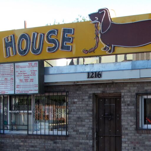 ALBUQUERQUE, NEW MEXICO, USA - May 22, 2014: The Dog House Drive In restaurant. Familiar from TV series Breaking Bad and Better Call Saul. Photo via Shutterstock.