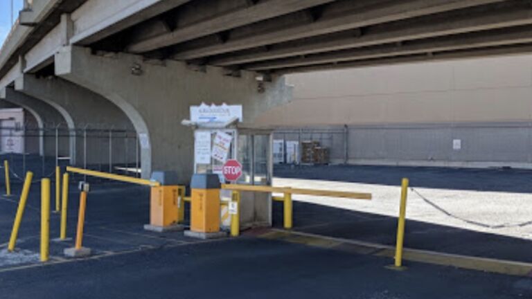 Courthouse toll booth at 98 Marquette Ave NE, Albuquerque, New Mexico