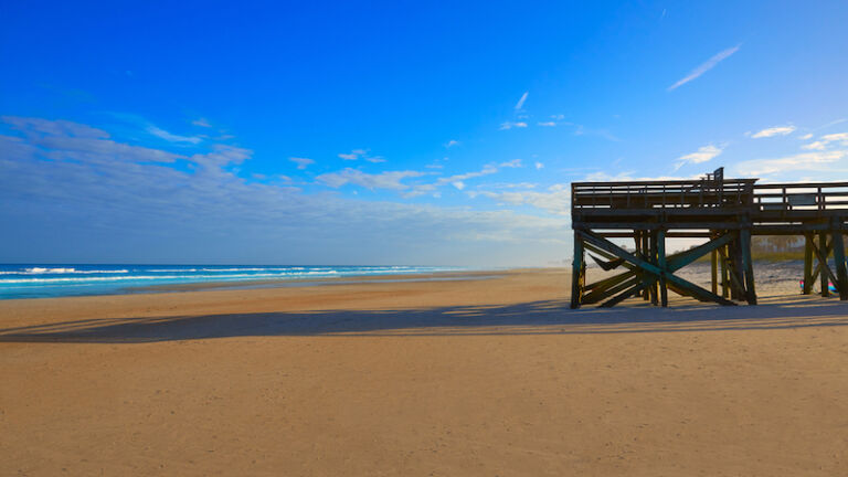 Atlantic Beach in Jacksonville, Florida. Photo via Shutterstock.