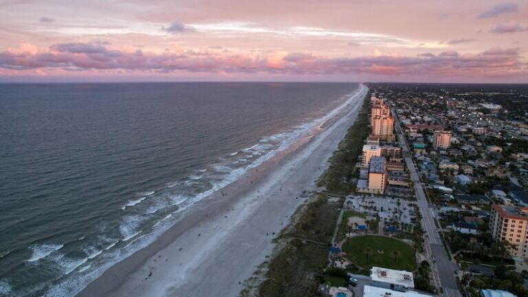 Jax Beach in Jacksonville, Florida. Photo via Shutterstock.