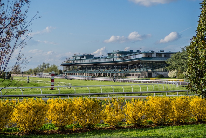 Keeneland Racing Track in Lexington, Kentucky. Photo via Shutterstock.