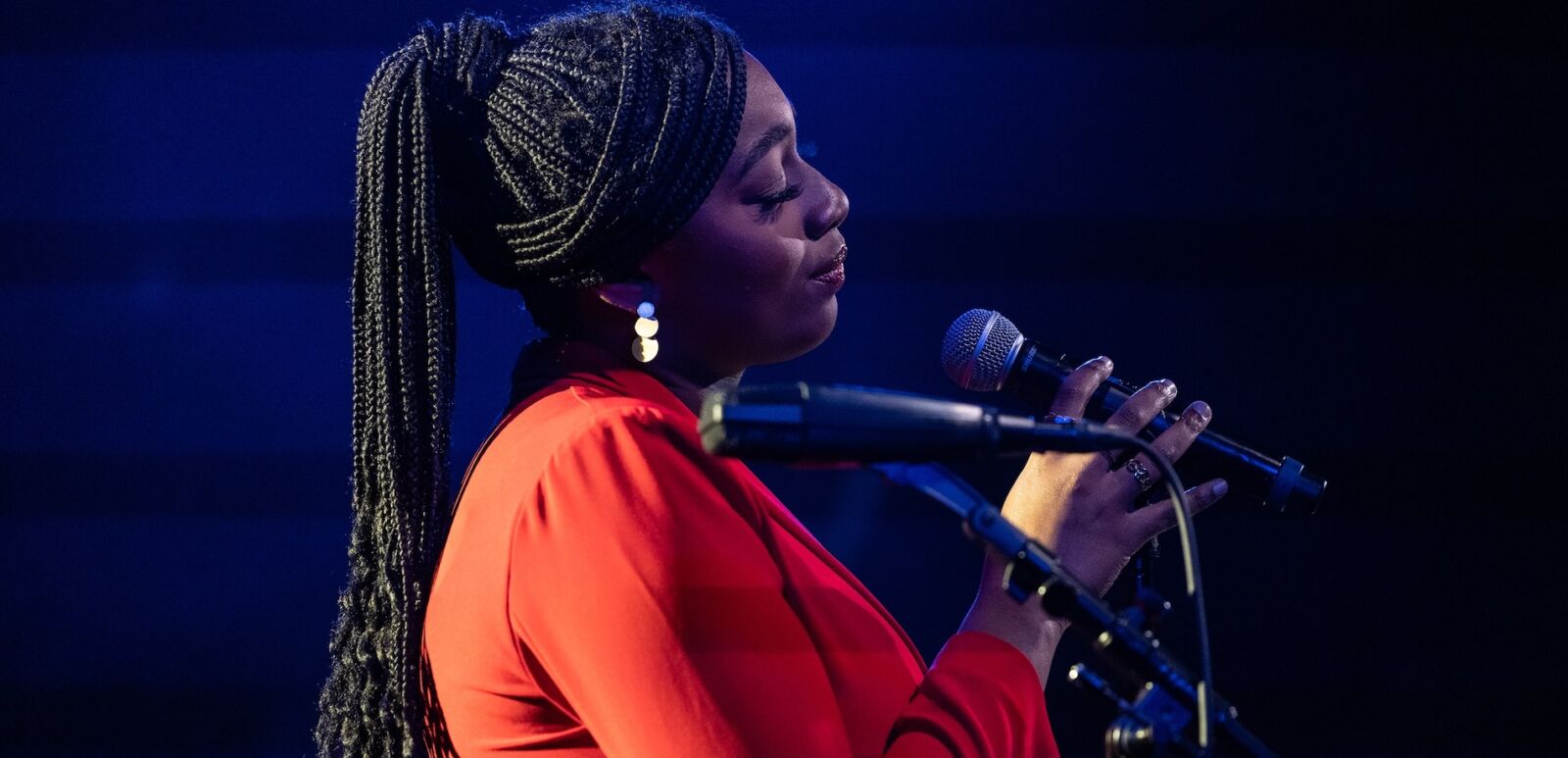 Samara Joy performs in New York on January 16, 2023. Joy is on the bill for Newport Jazz Festival. Photo via Shutterstock.