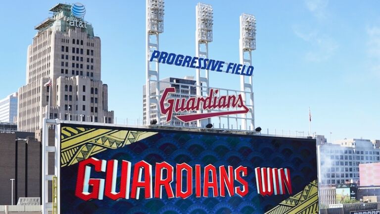 Progressive Field in Cleveland. Photo via Shutterstock.