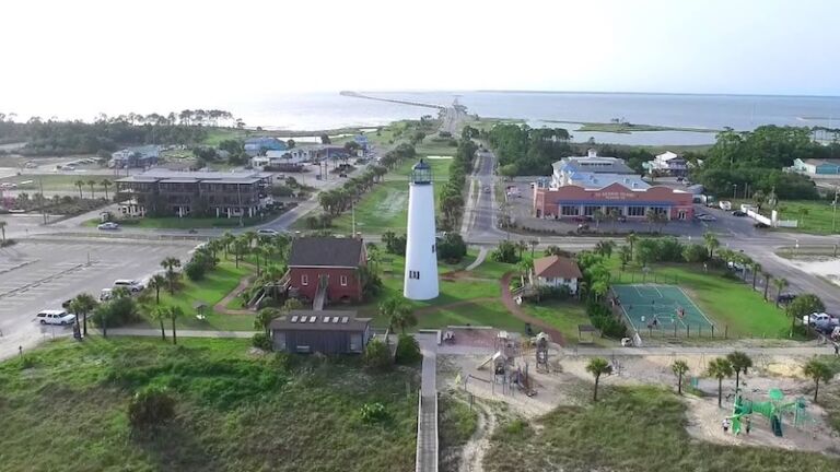 Downtown St. George Island.