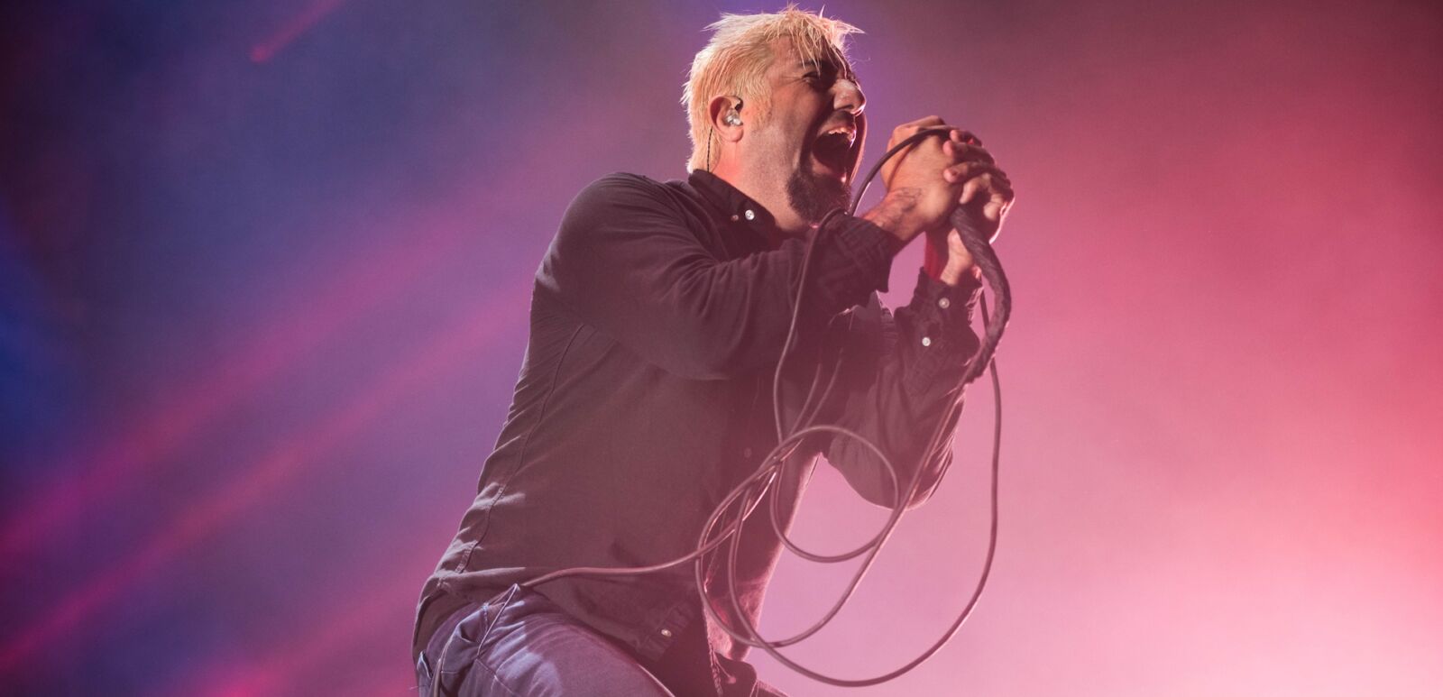 Chino Moreno of Deftones performs on stage at the SSE Arena Wembley on June 3, 2016 in London. Photo via Shutterstock.