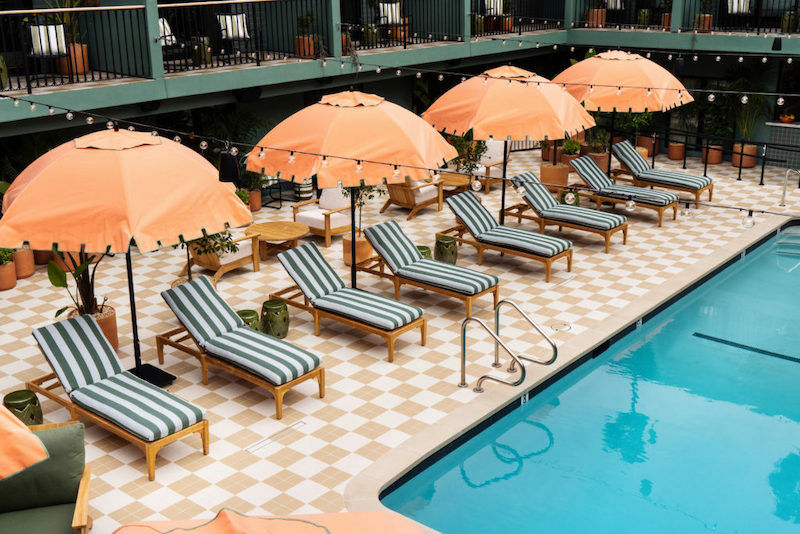 The pool at Palihotel Hollywood.