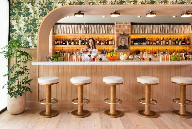 The bar at Palihotel Hollywood.