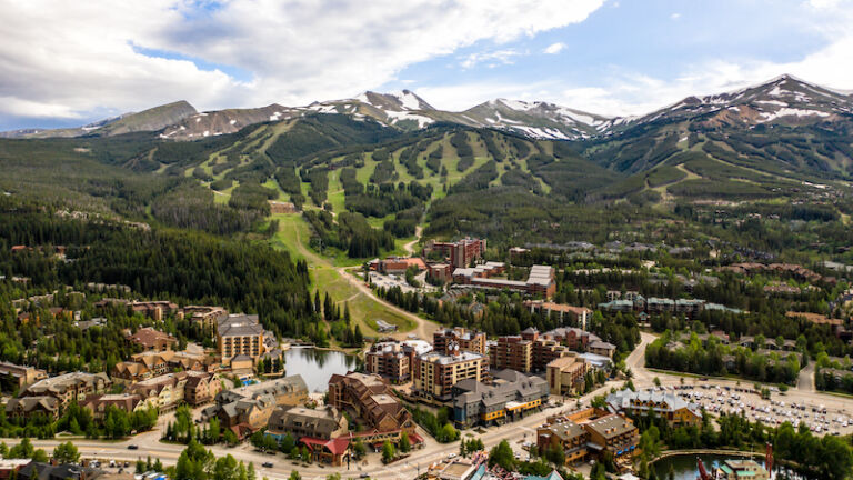 Rugged Rocky Mountains of Breckenridge, Colorado.