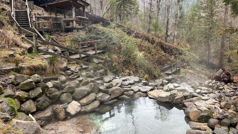 Cougar Hot Springs in Oregon. Photo via Shutterstock.