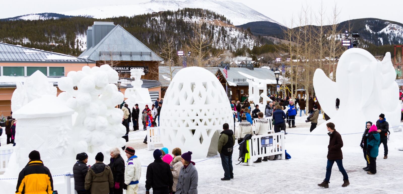 Snow Sculpture Championships in Breckenridge, Colorado.