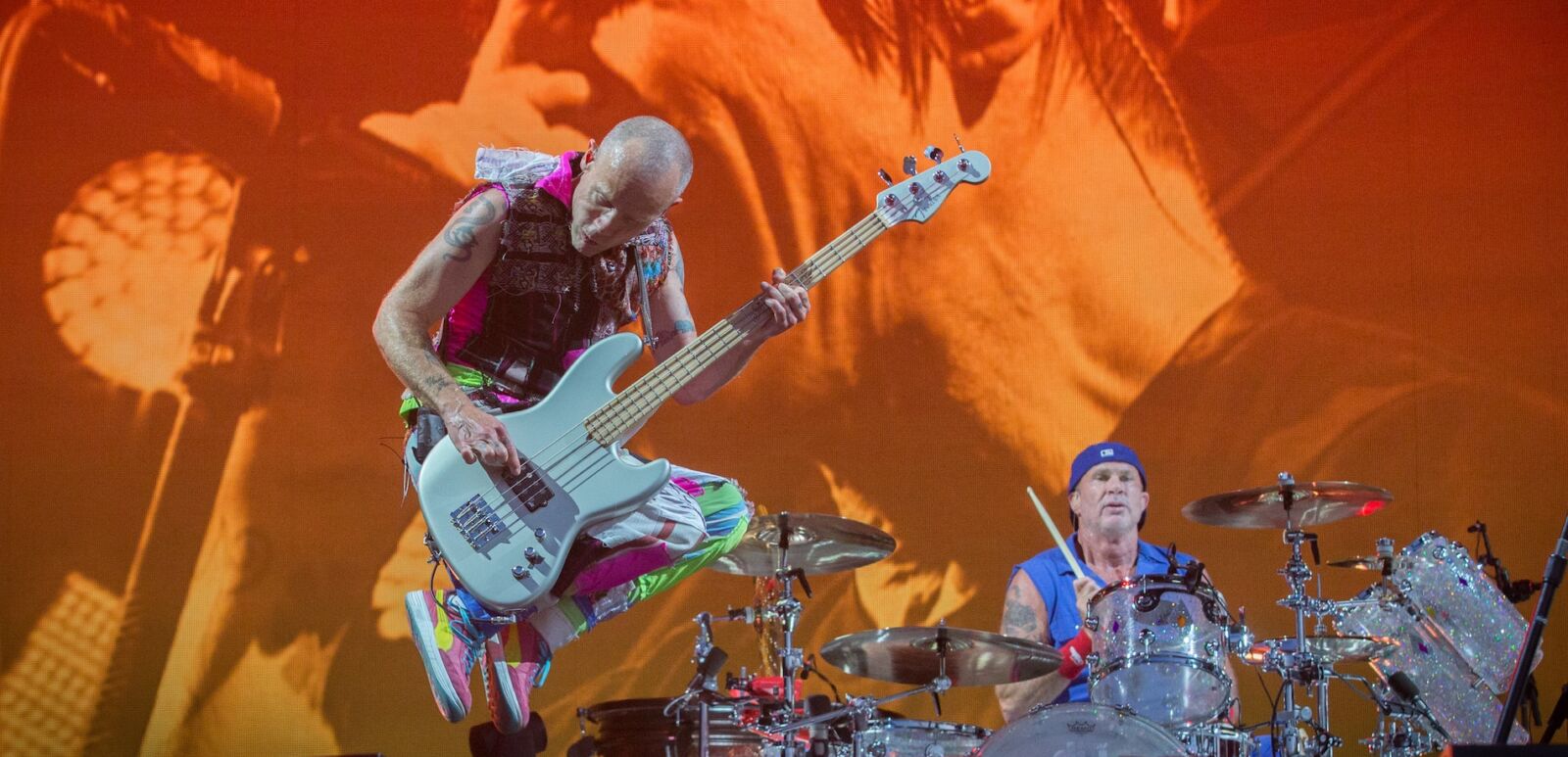 Red Hot Chili Peppers. Photo via Shutterstock.