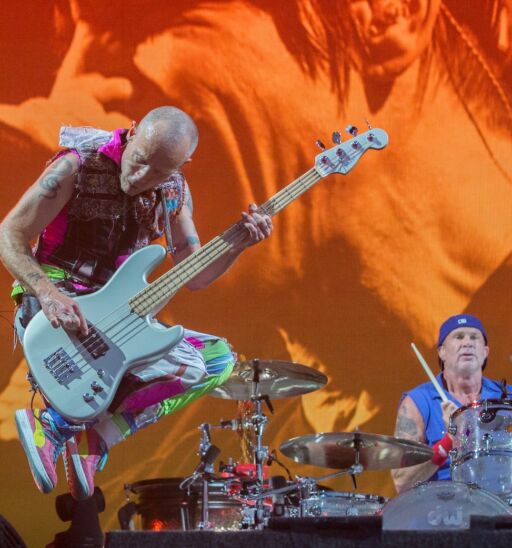 Red Hot Chili Peppers. Photo via Shutterstock.
