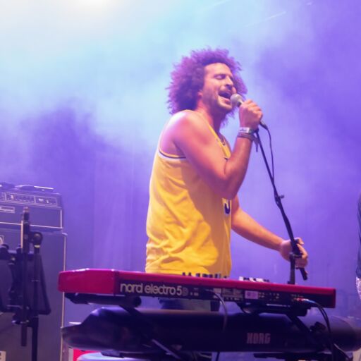 Andy Frasco & The UN performs at Bonnaroo. Photo via Shutterstock.
