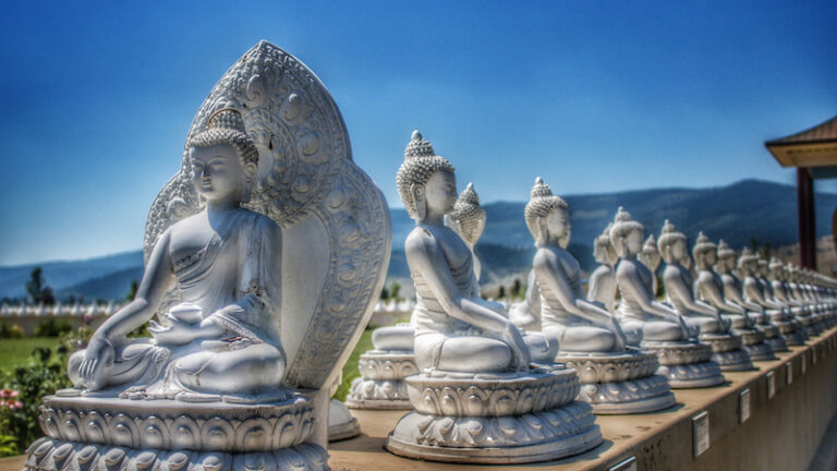 Ewan Garden of One Thousand Buddhas, Arlee, MT. Photo via Shutterstock.