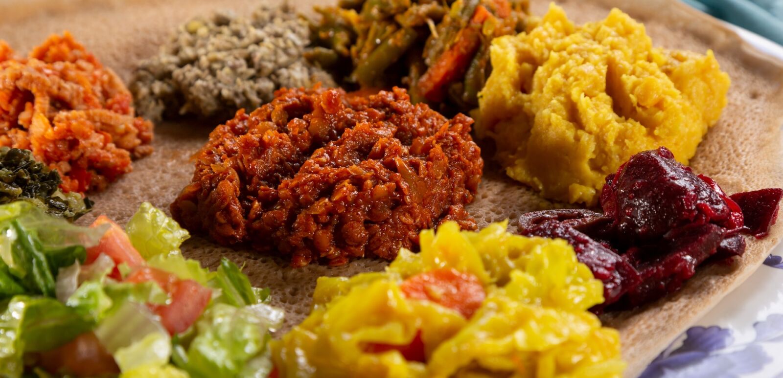 Ethiopian food. Photo via Shutterstock.