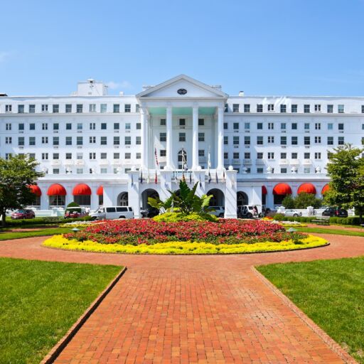 The Greenbrier resort located in the Allegheny Mountains near White Sulphur Springs in West Virginia