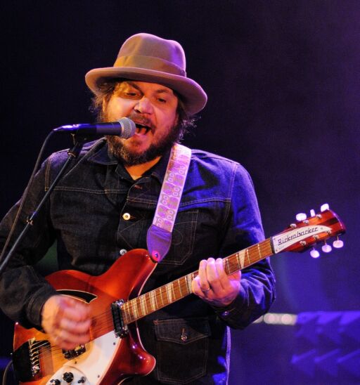 Jeff Tweedy, lead singer of Wilco band, performs at Gran Teatre del Liceu in Barcelona.