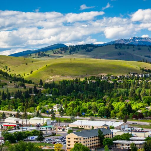 Missoula, Montana. Photo via Shutterstock.