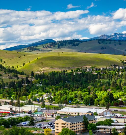 Missoula, Montana. Photo via Shutterstock.
