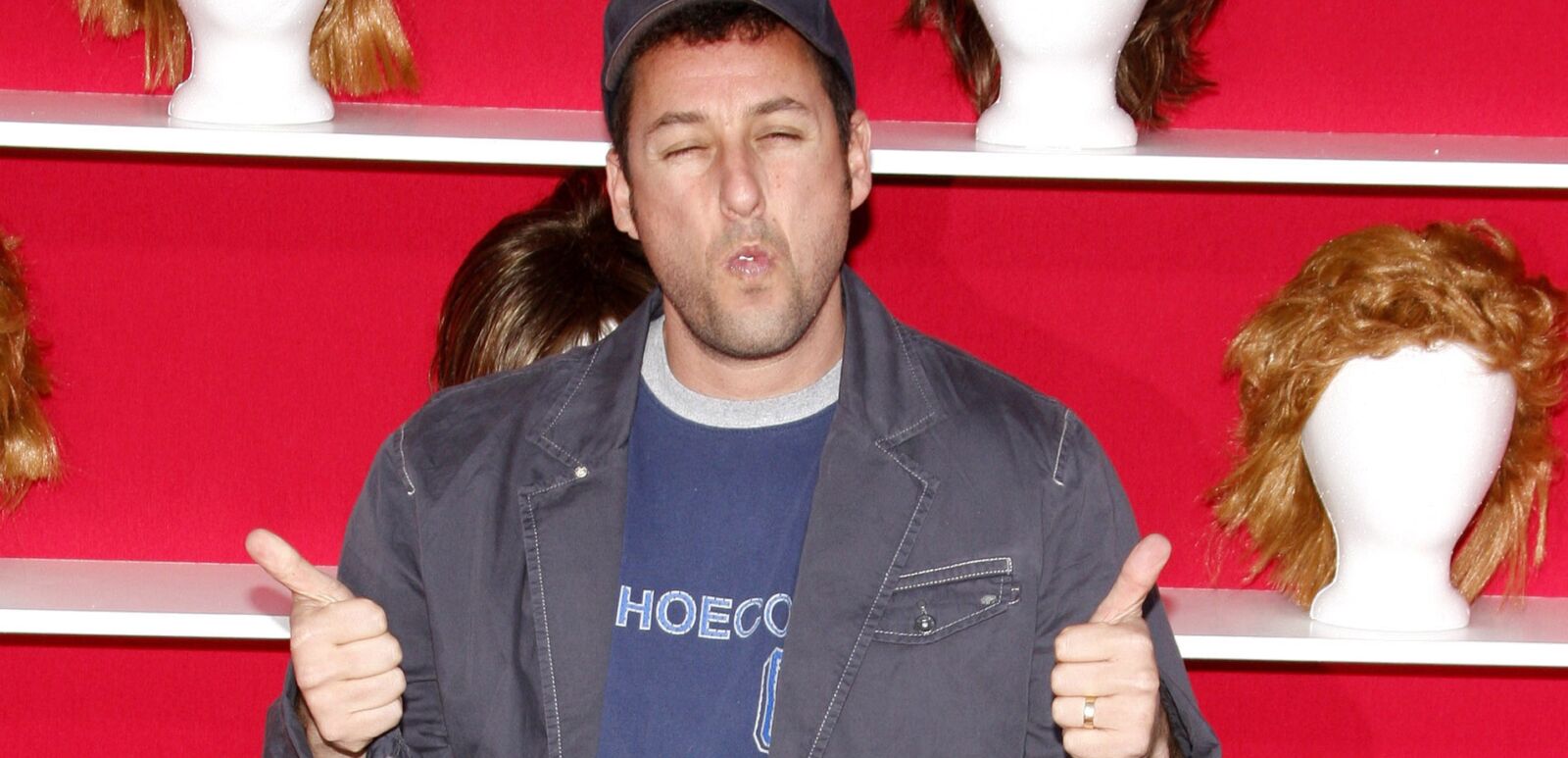 Adam Sandler at the World premiere of 'You Don't Mess With The Zohan' held at the Grauman's Chinese Theater in Hollywood, USA on May 28, 2008. Photo via Shutterstock.