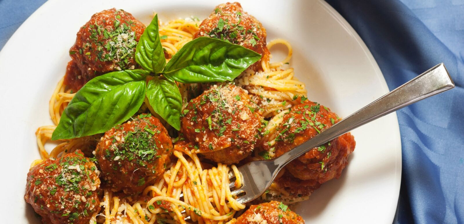 Meatballs from Patsy's Italian restaurant in New York City.