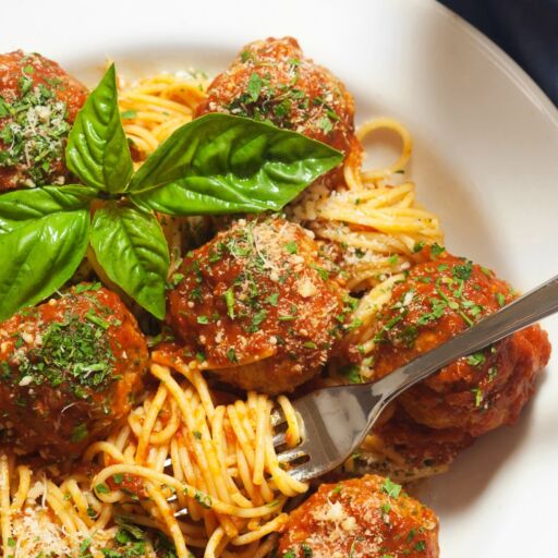 Meatballs from Patsy's Italian restaurant in New York City.