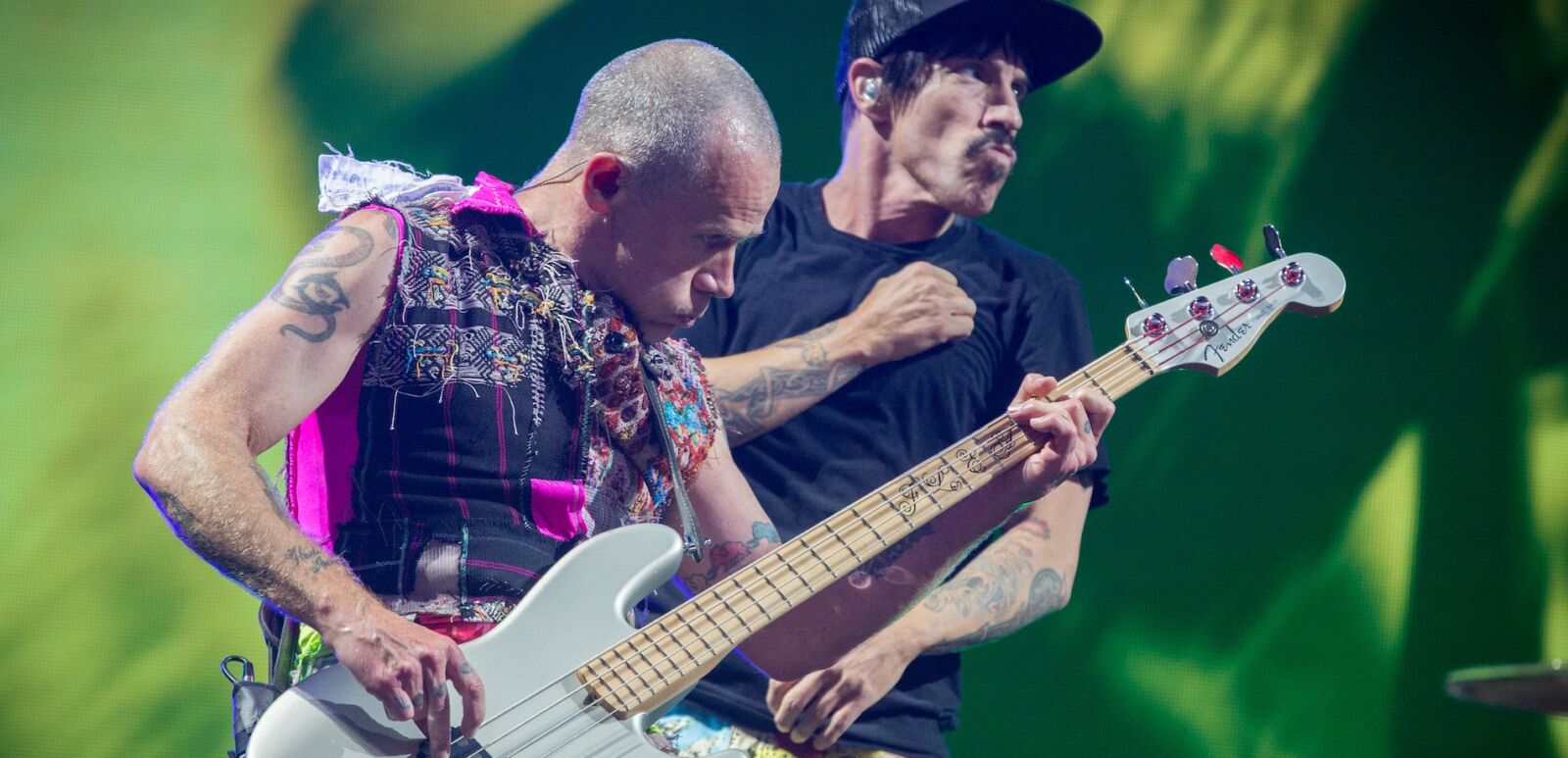 Red Hot Chili Peppers perform at BottleRock 2016 in Napa, Ca.