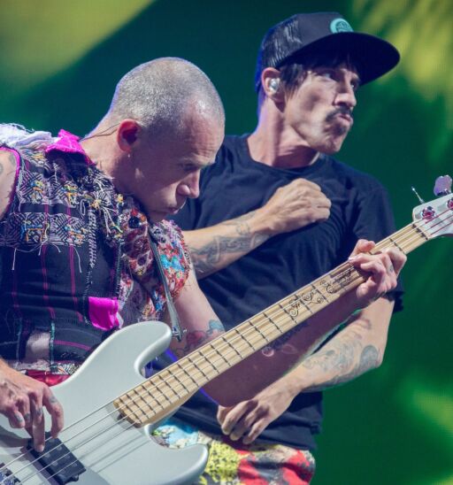 Red Hot Chili Peppers perform at BottleRock 2016 in Napa, Ca.