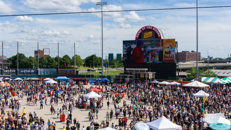 Buffalo, New York/ United States - August 31, 2019: 18th Annual National Buffalo Wing Festival
