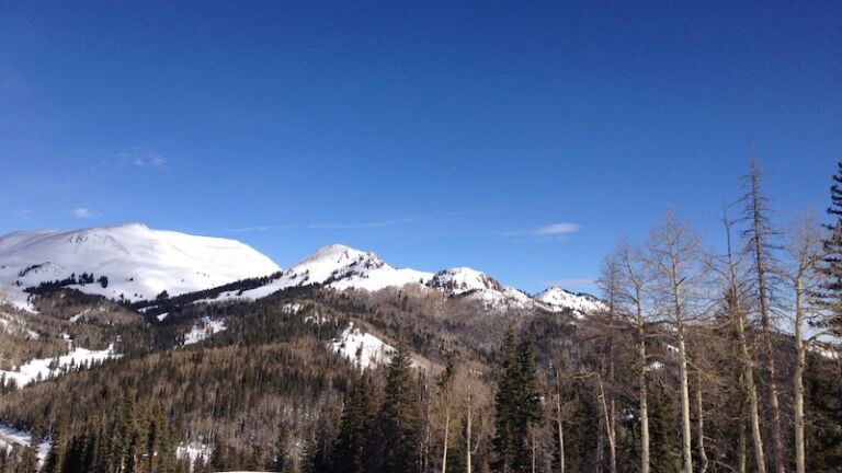 Photo of Eagle Point in winter.