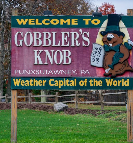 Punxsutawney, PA Oct 24, 2020: Gobbler's Knob . Groundhog Day. February 2