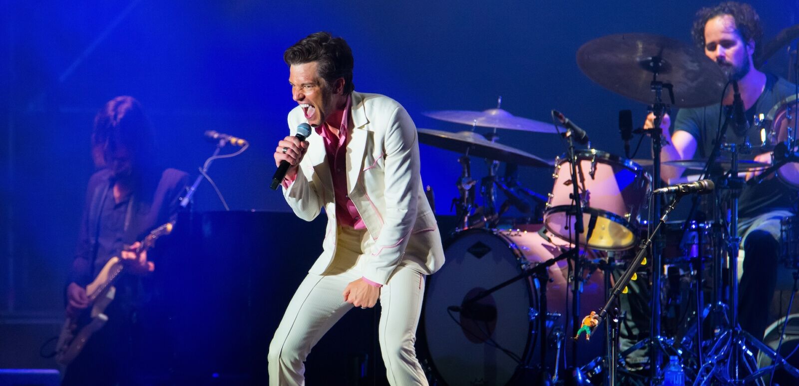 The Killers performing live