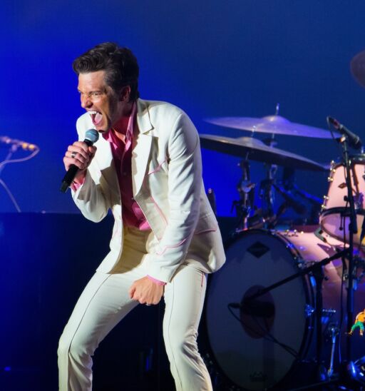 The Killers performing live