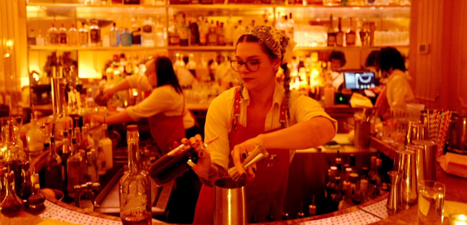 The backroom speakeasy Candy Bar at the Siren Hotel. Photo by Adam Robb