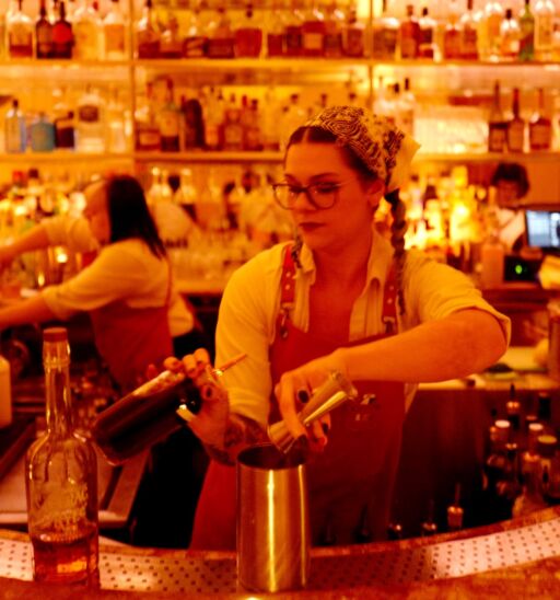 The backroom speakeasy Candy Bar at the Siren Hotel. Photo by Adam Robb