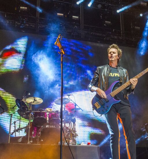 Duran Duran performs live in 2015.