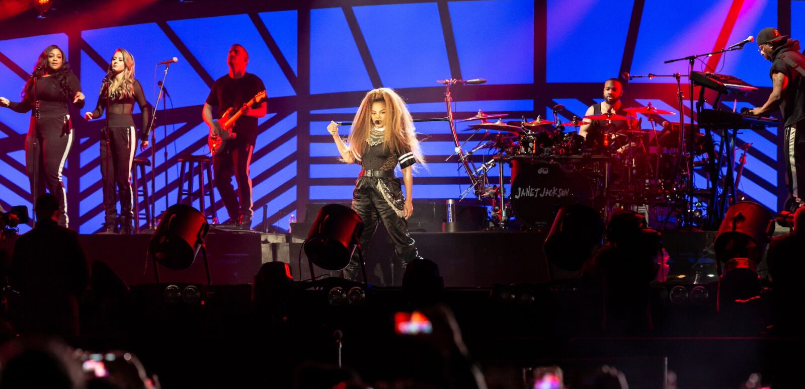 Janet Jackson performs live.