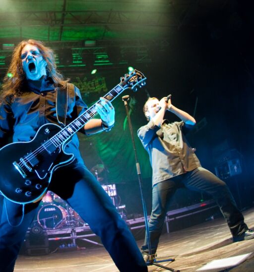 Blind Guardian performs live.